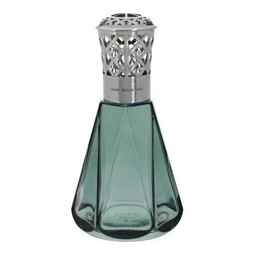 MAISON BERGER - Lampe Berger Home Fragrance Lamp Diffuser - Model Pyramid - Air Freshener - 7.1 x 3.7 x 3.7 inches (Antique Green)