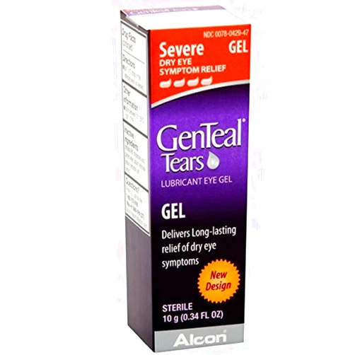 GenTeal Severe Dry Eye Relief Lubricant Eye Gel 0.34 oz (Pack of 3)