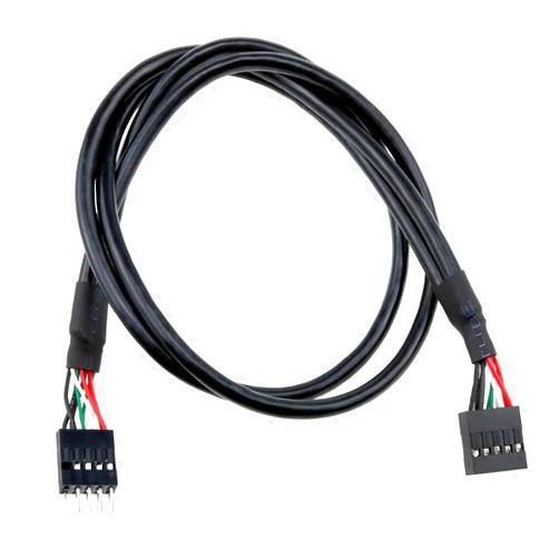 PIYANYO USB Motherboard Header Cable 9 Pin Internal USB Header Cable USB 2.0 Male to Female Extension Cable （30cm） 1PCS