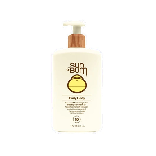 Sun Bum Daily SPF 50 Sunscreen Body Lotion| Broad Spectrum Moisturizing Sunblock with Vitamin E | Vegan and Hawaii 104 Act Compliant (Octinoxate & Oxybenzone Free) | Dermatologist Tested | 8 Fl Oz
