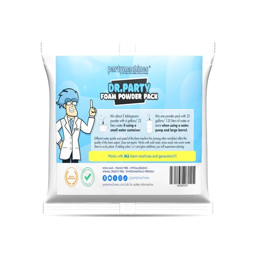 Partymachines Foam Powder Pack - Great for The skeptic who want to use powder packs in their foam cannon - test This product in The large foam cannon - just like The video on This page