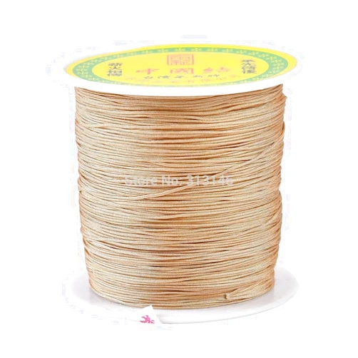 MGIE 150 Yards 0.4MM Chinese Knot Nylon Beading Macrame Cord Braided Macrame Shamballa Rattail String Thread