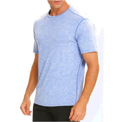 LEDING Fashion Shirts Mens Short Sleeve Summer Travel Holidays Comfort Crew-Neck Quick Dry Workout Shirt