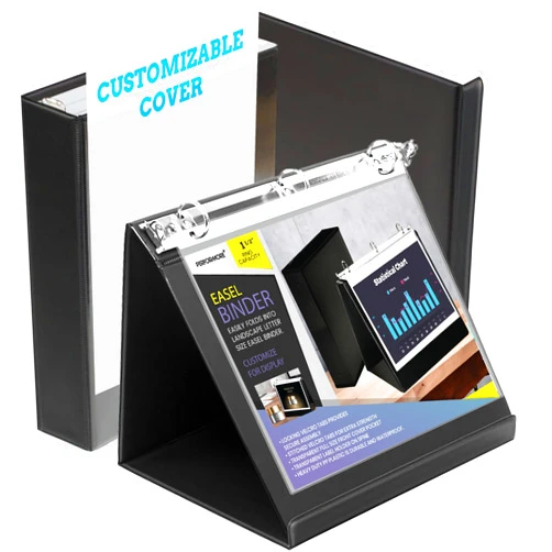 Performore Black Easel Binder - 1.5
