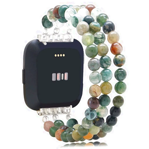 C&L Accessories Fashion Wristband Compatible with Fitbit Versa 2 Bands Versa Bands/Versa Lite Bands