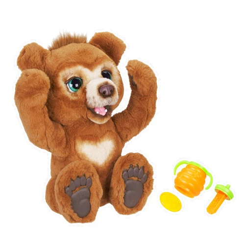 Hasbro FurReal Cubby, The Curious Bear Interactive Plush Toy, Ages 4 & Up