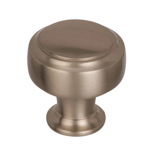 Amerock | Cabinet Knob | Satin Nickel | 1-3/16 inch (30 mm) Diameter | Highland Ridge | 1 Pack | Drawer Knob | Cabinet Hardware