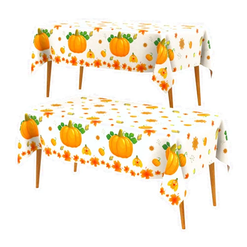 Zanzike Thanksgiving Tablecloth, 2 PCS 54
