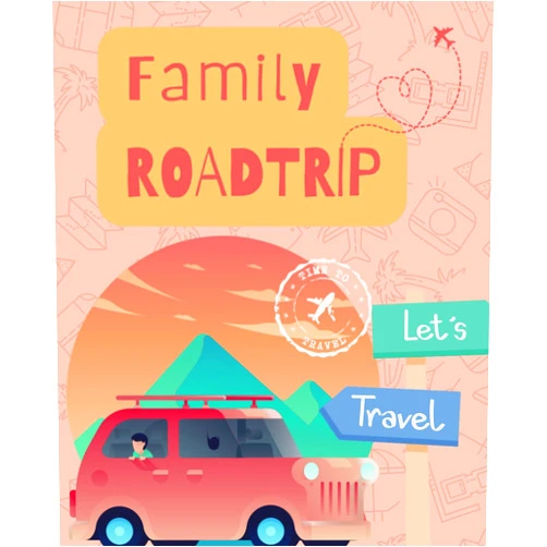 By Andi CP (Author) Adventures on the Open Road: A Family Road Trip Coloring Book: Fun and Creative Activities for Kids to Explore the Joys of Travel