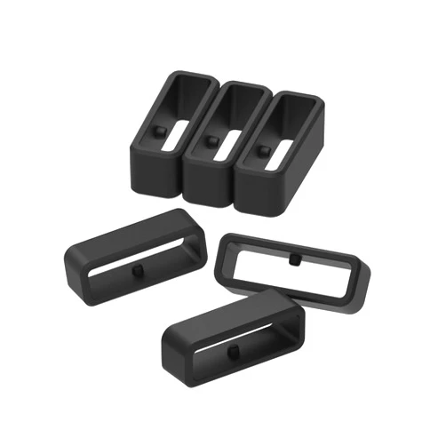 E ECSEM Fastener Rings Compatible for Garmin Forerunner 935 945 955 965 970 745 35 235 255 265 Bands Strap Silicone Connector Security Loop Keepers Ring for Forerunner 935 Replacement Bands