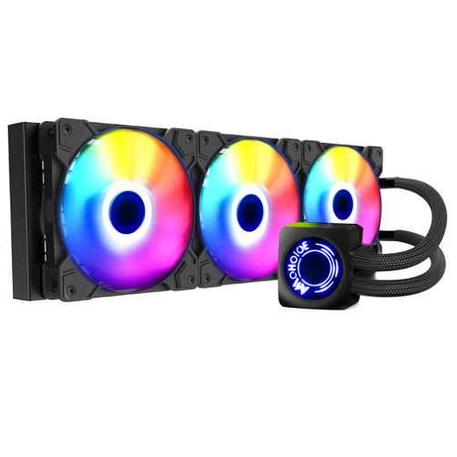 AMCHOICE 360mm CPU Water Cooler, ARGB CPU Liquid Cooler(AIO), All Intel & AMD Compatible, High Efficiency CPU Radiator, 3×120mm PWM Fan for CPU Liquid Cooling System, Silent Operation, LGA 1700 Ready