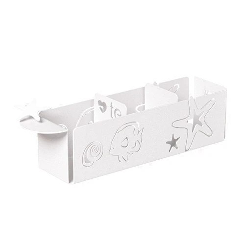 Arti & Mestieri ARTI E MESTIERI Box Bag Holder The' Model Neptune cm.28x6 (White)
