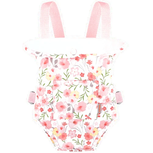 GAGAKU Baby Doll Carrier for Little Girls Baby Carrier for Dolls Reborn Baby Doll Carrier Toddlers 1-3 Years Old Babydoll Carrier - Pink Rose of Sharon