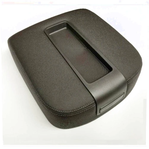 ITEK AUTO Cover Skin ONLY Center Console Storage TOP LID ARMREST Black FITS 2007-2013 Silverado Sierra Tahoe Avalanche Suburban