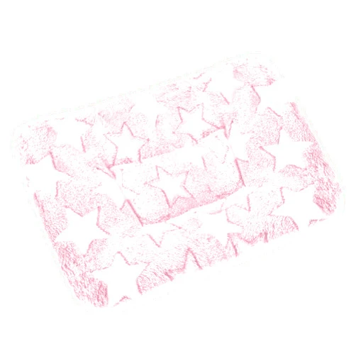 Catadog Small Animal Bed Mat, Soft & Warm, Suitable for Guinea Pig, Hamster, Rabbit, Rat and Bearded Dragon (X-Large(13.3''x9.4''), Star Pink)