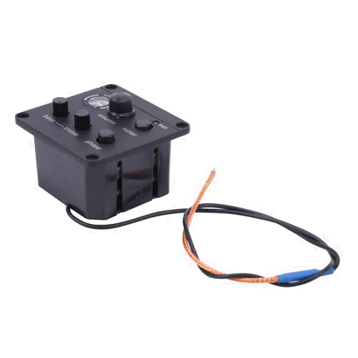 Dilwe Acoustic Guitar Pickup, Guitar Pickup Onboard Preamp Equalizer with User Manual EQ Glued to Sound Hole