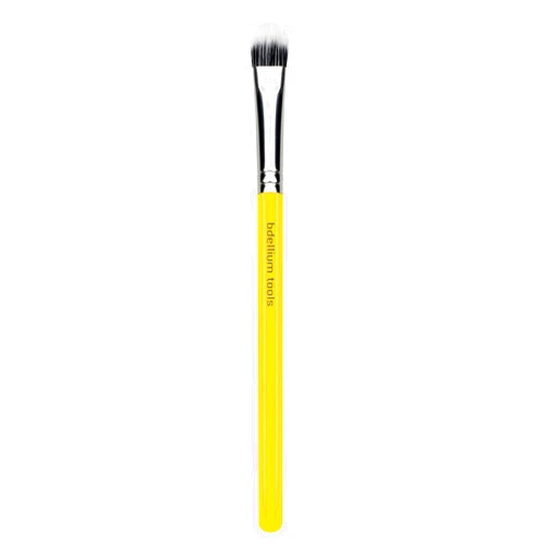 Bdellium Tools Professional Makeup Brush - Studio Series 775 Duo Fiber Shader - With Soft Synthetic Fibers, For Shading (Yellow, 1pc)