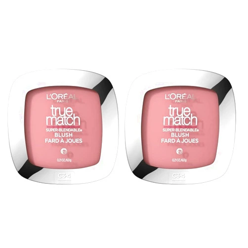L’Oréal Paris True Match Super-Blendable Powder Blush, Tender Rose, 0.21 Oz (Packaging May Vary) (Pack of 2)