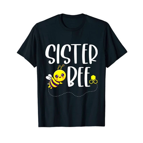 Bee Shirts Men Women Kids Boy Girl Beekeeper Gift Birthday Bee Family Matching Sister Bee Sis Beekeeper Funny T-Shirt