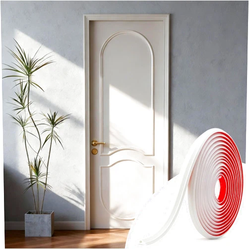 JSIWOTH 20FT Peel and Stick Wall Molding Trim Flexible Self Adhesive Crown Molding, Decorative Wall Trim for Mirror Door Cabinet Frame Border, Easy Install Home DIY, White