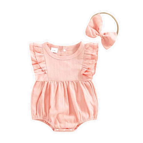 FIOMVA St Patricks Day Baby Girl Outfit Newborn Shamrock Bubble Romper Infant Short Sleeve Bodysuit Cute Summer Clothes