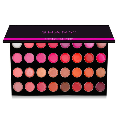 SHANY The Masterpiece 32 Color Lipstick Lip Gloss Sheer Lip Palette - THAT FIRST KISS