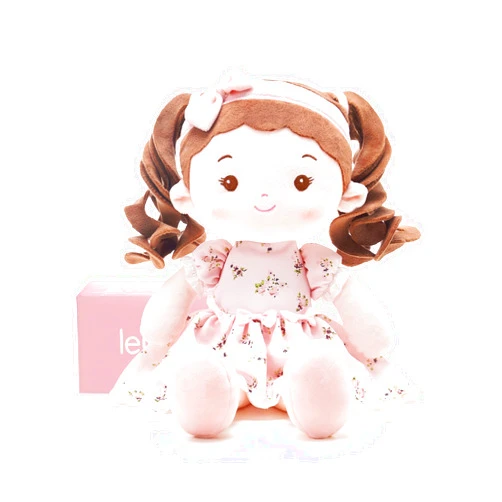 LeyaDoll Soft Baby Doll Toys (16''), My First Baby Rag Doll for 1 Year-Old Girl Birthday Gift, Christmas Plush Toys Gift for Toddler Kids Infants -Princess Breeze