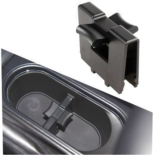 RLB-HILON Cup Holder Divider Compatible with Subaru Forester 2014 2015 2016 2017 2018 2019 Year, 92118AJ000 92118AJ001 black