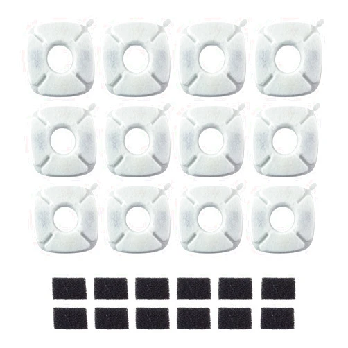 PET STANDARD Water Filters, Compatible with VEKEN® 95oz/2.8L Fountain, Pack of 12