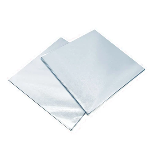 Goldbaking 200 Pieces Large Silver Foil Candy Wrappers Chocolate Bar Wrapping Tin Foil 5.9inch(Silver)