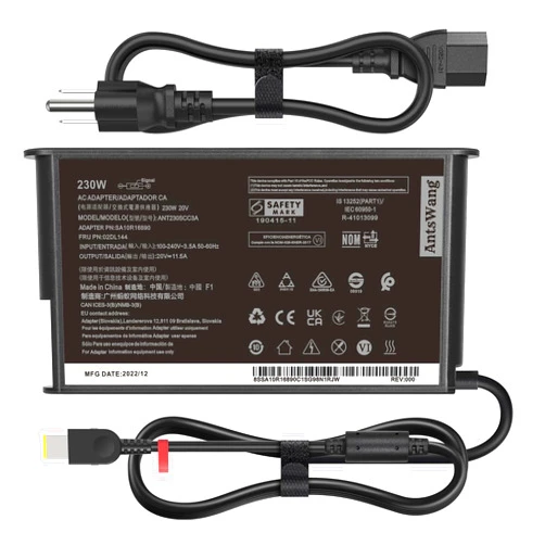 AntsWang 230W Charger Fit for Lenovo Legion 5 7 5P C7 S7 Y520 Y540 Y545 Y730 Y740 Y900 Y910 Y920 Y7000P AC Adapter Thinkpad P16 P15 P51 P52 P53 P70 P71 P72 P73 ADL230NLC3A Laptop Power Supply Cord