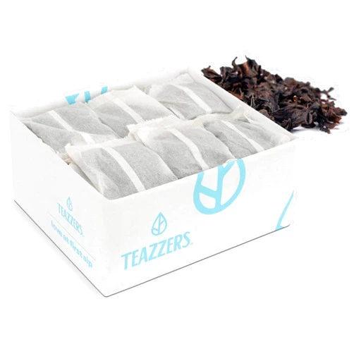 Teazzers Premium All-Natural Black Tea Bags – Great for Foodservice Commercial Ice Tea Brewers | Unsweetened USA-Made Bulk Green Tea for Restaurants, Cafés & Home Brewing (1 Ounce, 96 Count)