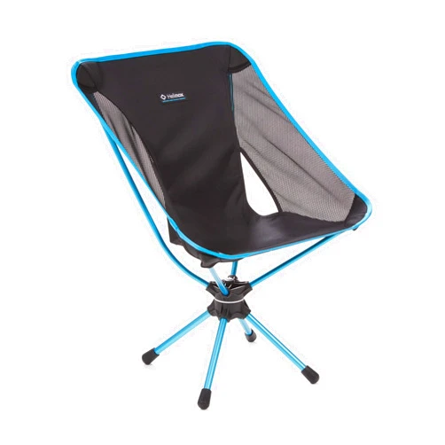 Helinox Swivel Chair Lightweight, Versatile, Compact, Collapsible Camping Chair, Black
