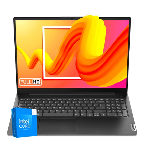 Lenovo Newest V15 Series Laptop, 16GB RAM, 256GB SSD Storage, 15.6″ FHD Display with Low-Blue Light, Intel 2-Cores Upto 3.0Ghz Processor, HDMI, Ethernet Port, WiFi & Bluetooth, Windows 11 Home, Black