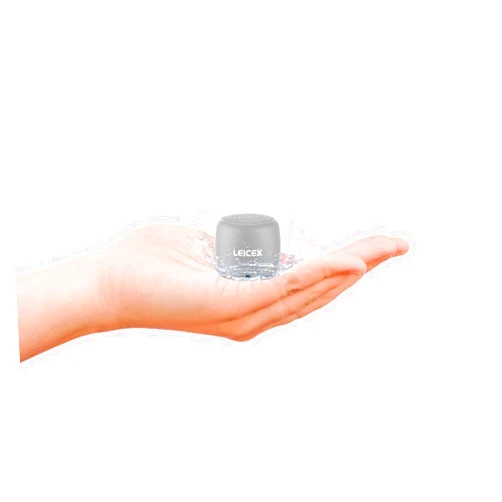 LEICEX Pocket Bluetooth Speaker, Small Wireless Speaker with Portable Mini Design,IP67 Waterproof,Perfect Mini Speaker Compatible with iPhone Ipad Android Smartphone and More(Gray