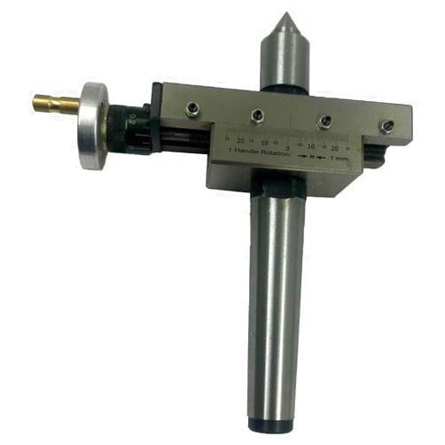 ASSORTS Improved Taper Turning Attachment With Revolving Live Center For Lathe Machine-metric (Morse Taper 3mt)