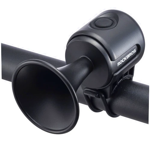 ROCKBROS Electric Bike Horn 120dB Adults Kids Bike Horn Alarm IPX4 Waterproof Electronic Bicycle Horns for Handlebars Ebike Scooter Horn