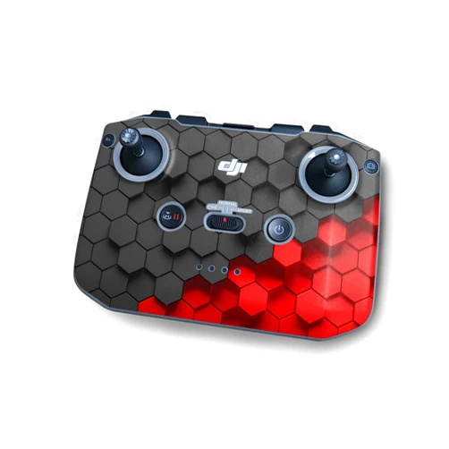 MIGHTY SKINS MightySkins Skin Compatible with DJI RC-N1 Controller - Two-Tone Hex | Protective, Durable, and Unique Vinyl Decal wrap Cover | Easy to Apply | Made in The USA