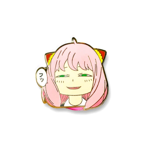 KOZUKI ANYA PIN ENAMEL ANYA FORGER ENAMEL PINS Spy x Family ENAMEL PIN ANYA FORGER MERCH ANYA FORGER FIGURE PIN YOR PIN LOID FORGER PIN FOR BACKPACK