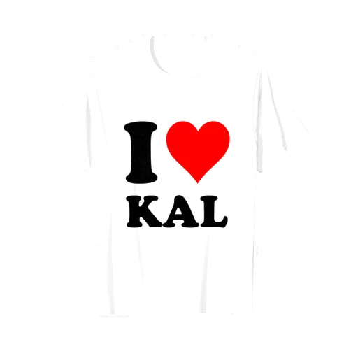 I Heart Kal I Love Kal T-Shirt