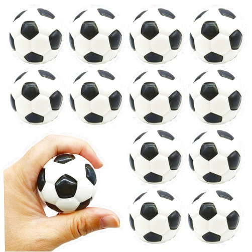 Urspasol 12 Pack Mini Soccer Stress Balls 2 Inch Small Sports Balls Soft Foam Soccer Squeeze Balls for Party Decor, Favors, Gifts,School Rewards, Anxiety Relief Hand Exercise