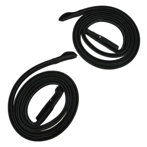 South Mud Bay Molded Rubber Door Seal Weatherstrip Pair Set Compatible with Ford Mustang 1967-1968 Front Left Right 1AWSD00170