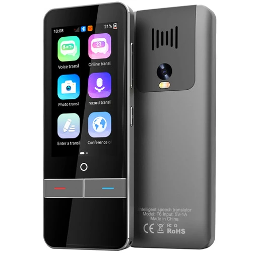 Zyhappk Language Translator Device, Portable Real-time Voice Translation, Instant Two-Way Translator in 139 Different Languages Offline Online Photo Translation Pocket Dictionary for Business Learning Travel