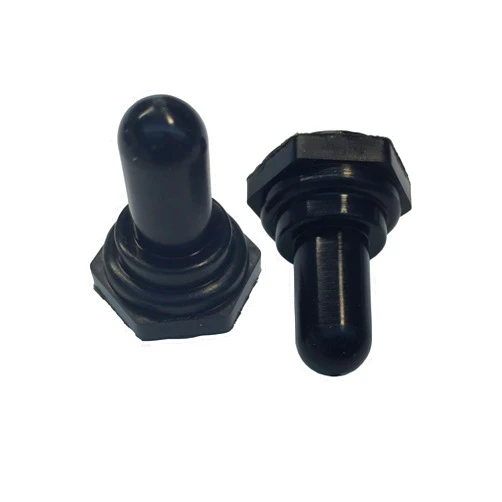 Gardner Bender GSW-20 Electrical Toggle Switch Covers, EDPM Rubber Cover, Moisture, Dust and Dirt Resistant, Pack of 2, Black