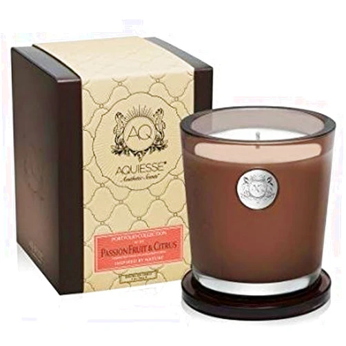 Aquiesse Fine Scented Large Candle In Box - Passion Fruit & Citrus 11oz
