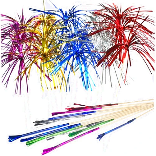 Allazone Cocktail Picks Firework Party Picks, 120 PCS Firework Cake Toppers, Sandwich & Cocktail Picks, Toothpicks for Cake Decoration, Party Supplies