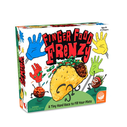 MindWare Finger Food Frenzy Family Board Game | Classic Strategy Board Games for Kids Ages 6 and Up | Boost Dexterity and Problem-Solving Skills with Kid Board Games