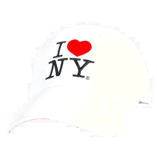 I Love NY Torkia - Official Licensed I Love/Heart NY Cap (White)