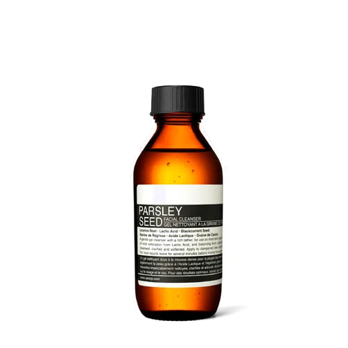 Aesop Parsley Seed Facial Cleanser | Clarifying, Removes Impurities with Mild Exfoliation | Licorice Root, Lactic Acid, Blackcurrant Seed | 3.3 Oz