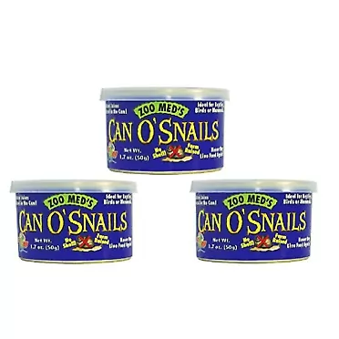 Zoo Med Can O' Snails Turtle Food, 1.7-Ounce (Pack of 3)